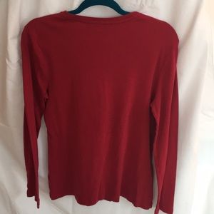 Sonoma bold red women’s cotton top
